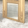 19th Century French Louis XIV Painted Trumeau Mirror