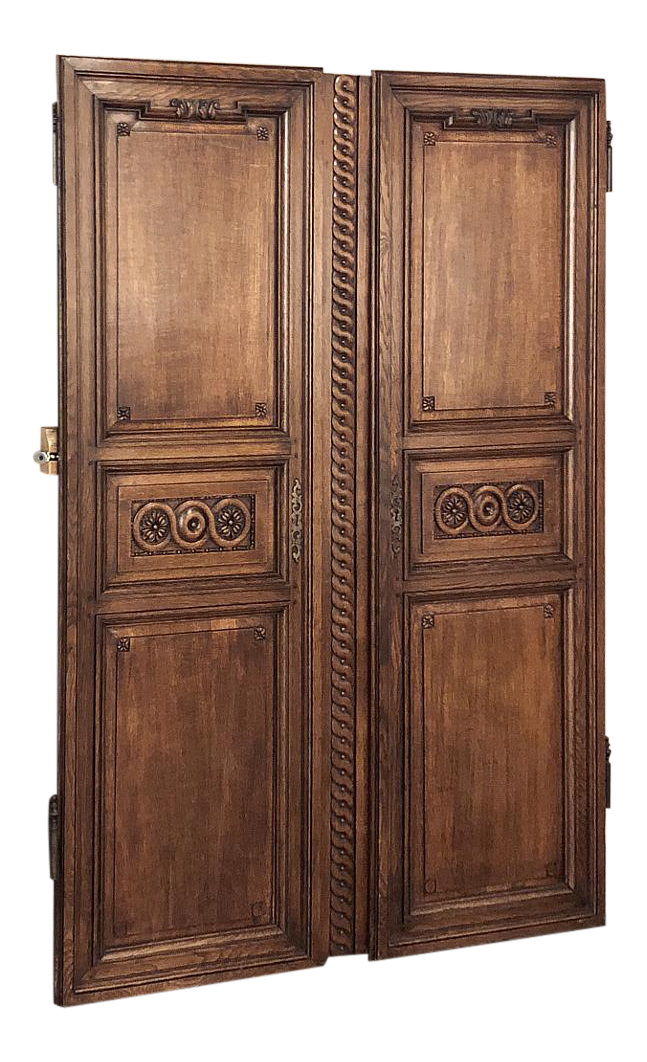 Pair 18th Century French Doors ~ Plaquards