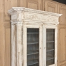 19th Century French Neoclassical Grand Painted Bookcase