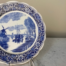 Antique Delft Charger by Boch