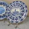 Antique Delft Hand-Painted Blue & White Charger