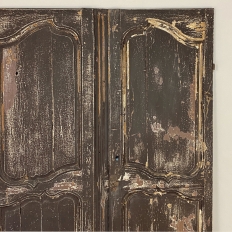 Pair 19th Century Painted Interior Doors ~ Plaquards