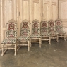 Set of Six Stripped Renaissance Revival Dining Chairs, Circa 1900