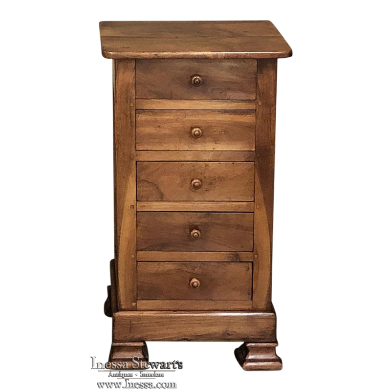19th Century French Louis Phlipped Fruitwood Chiffoniere ~ Petite Commode