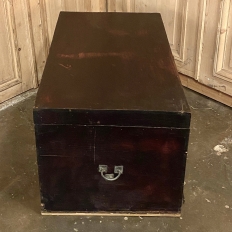 19th Century Indian Hand-Painted Trunk