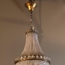 Antique French Louis XVI Crystal Sack of Pearls Chandelier