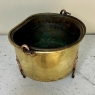 18th Century Brass & Copper Hand-Forged Stock Pot