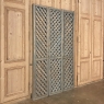 Set of 3 Latticework Shutters with Distressed Painted Finish