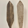Pair 19th Century Canoe Paddles on Display Stands