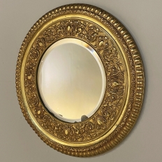 19th Century Frenh Gilt Bronze Mirror