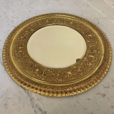 19th Century Frenh Gilt Bronze Mirror