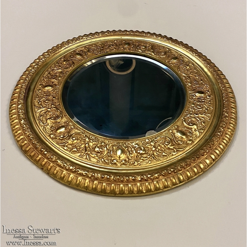 19th Century Gilt Bronze Mirrored Plateau