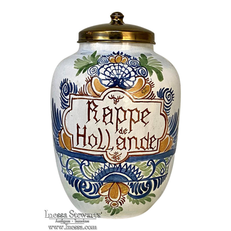 Antique Dutch Tobacco Jar