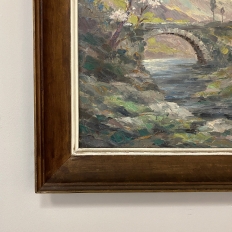 Antique Framed Oil Painting on Canvas by Dieudonne Jacobs (1887-1967)