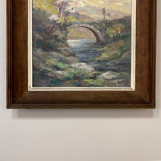 Antique Framed Oil Painting on Canvas by Dieudonne Jacobs (1887-1967)