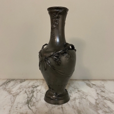 Early Art Deco Period Pewter Vase
