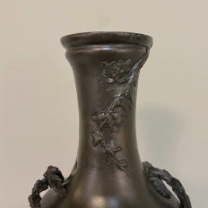 Early Art Deco Period Pewter Vase