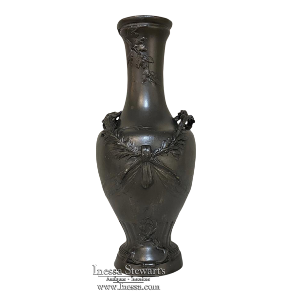 Early Art Deco Period Pewter Vase