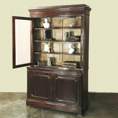 19th Century French Louis Philippe Period Mahogany Bookcase