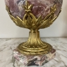 Pair 19th Century French Louis XVI Marble & Bronze D'Or Cassolettes