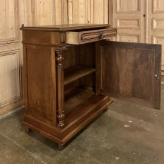 19th Century French Henri II Neoclassical Walnut Confiturier ~ Cabinet