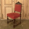 19th Century Renaissance Walnut Barley Twist Side Chair