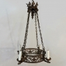 Antique French Wrought Iron Chandelier