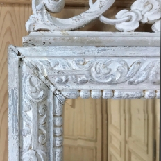 Antique French Louis XVI Painted Mirror