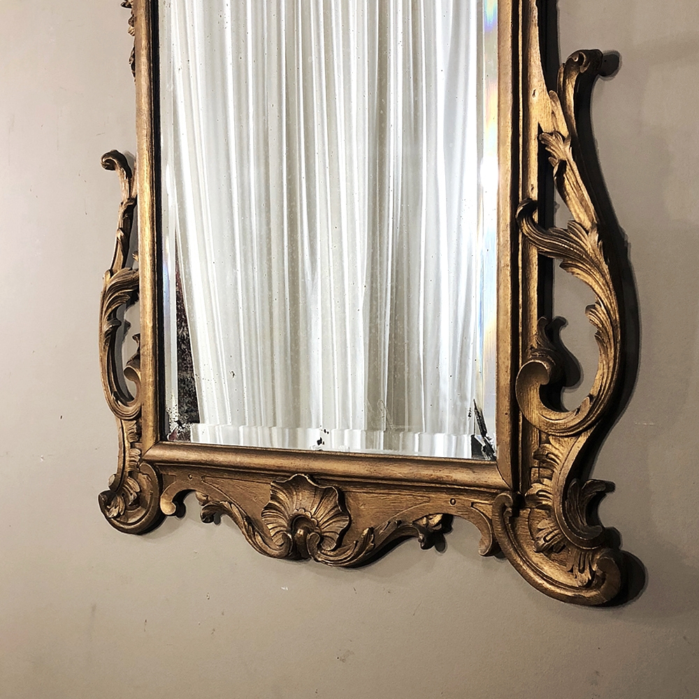 Carved Wooden Mirror Frame Gold Baroque