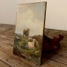 Antique Oil Painting on Board by Maes