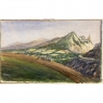 Antique Water Color on Board by H. G. Ontrop (1880-1955)