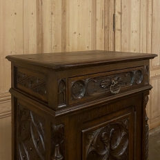 19th Century French Gothic Cabinet ~ Bonnetiere