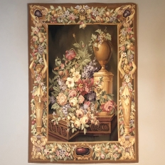 Vintage Aubusson-Style Tapestry