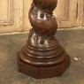 19th Century French Barley Twist Hand-Carved Pedestal