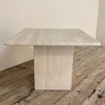 Mid-Century Modern Travertine Coffee Table ~ Side Table