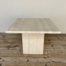 Mid-Century Modern Travertine Coffee Table ~ Side Table
