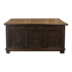 Early 19th Century Rustic French Renaissance Trunk