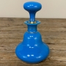 Vintage French Blue Opaline Perfume Bottle