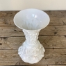 Antique French White Opaline Flower Vase