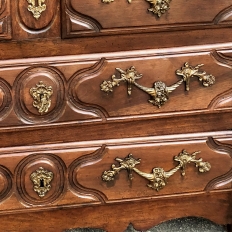 19th Century French Louis XIV Walnut Commode