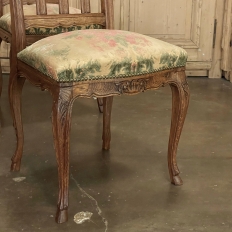 Set of 6 Antique Country French Dining Chairs
