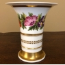 Pair Charles X Period Hand-Painted Old Paris Porcelain Vases