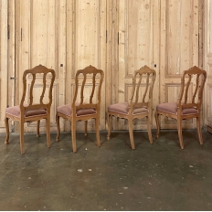 Set of 8 Antique Liegoise Country French Dining Chairs