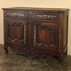 18th Century Provencal Country French Walnut Buffet