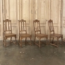 Set of 8 Antique Liegoise Rustic Country French Dining Chairs