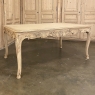 Antique Liegoise Regence Style Draw Leaf Banquet Table in Stripped Oak