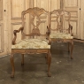 Pair Antique French Regence Armchairs