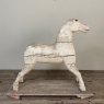 18th Century Hand-Carved Pine Rocking Horse