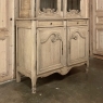 19th Century French Louis Philippe Period Bookcase in Stripped Oak