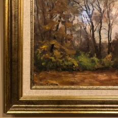 Antique Framed Oil Painting on Board by Ludovic Janssen (1888-1954)
